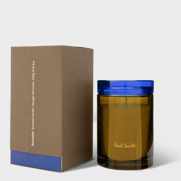 Paul Smith Duftkerze Storyteller Glasgefäss, braun-blau, mit Verpackung